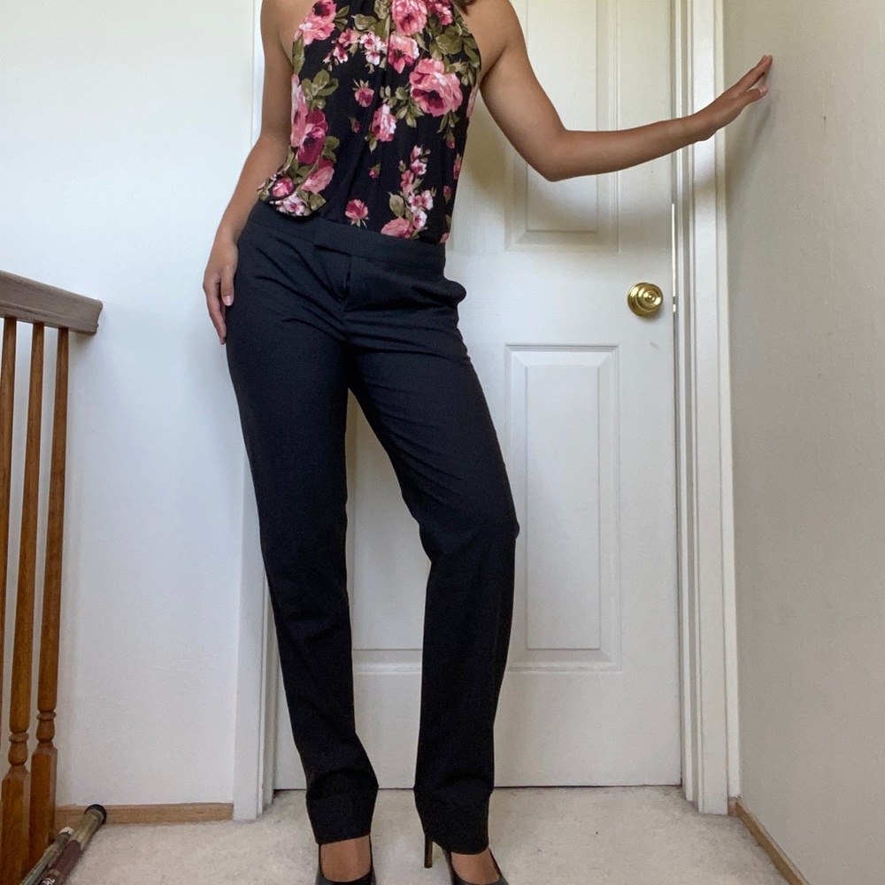 Banana Republic Black straight leg Work pants